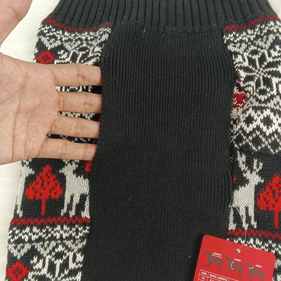 NWT CHARTER CLUB Christmas Dog Sweater XL Cotton Blend Multicolor - Picture 8 of 11